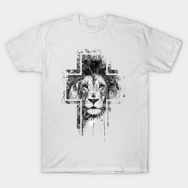 The Lion of the Tribe of Judah T-Shirt by Marian Voicu